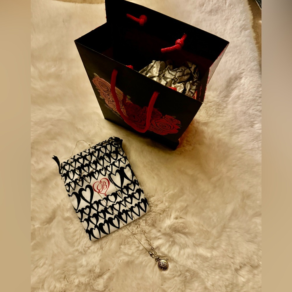 NWT Brighton two tone Interlok Noir necklace